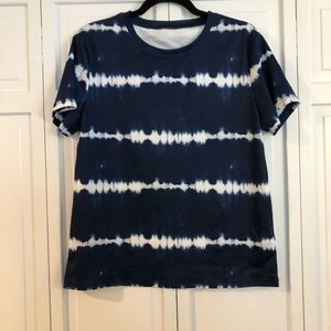 Navy tie dye T-shirt